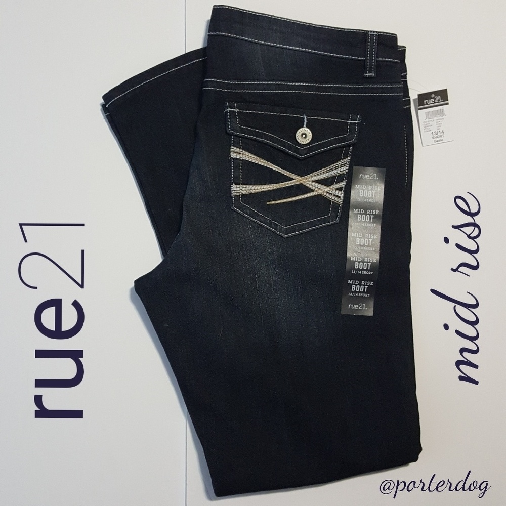 ⚡Just listed⚡Rue 21 mid-rise boot Jeans